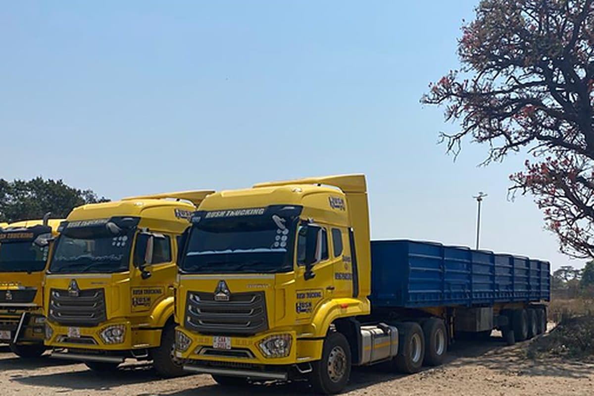 Rush Trucking trucks dedicated to contract lanes